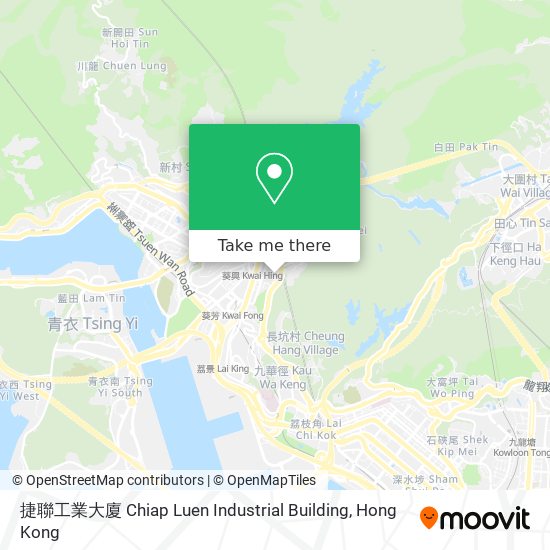 捷聯工業大廈 Chiap Luen Industrial Building map