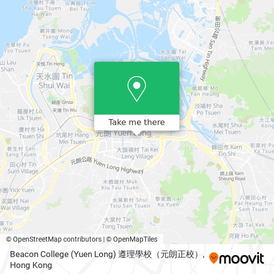 Beacon College (Yuen Long) 遵理學校（元朗正校） map