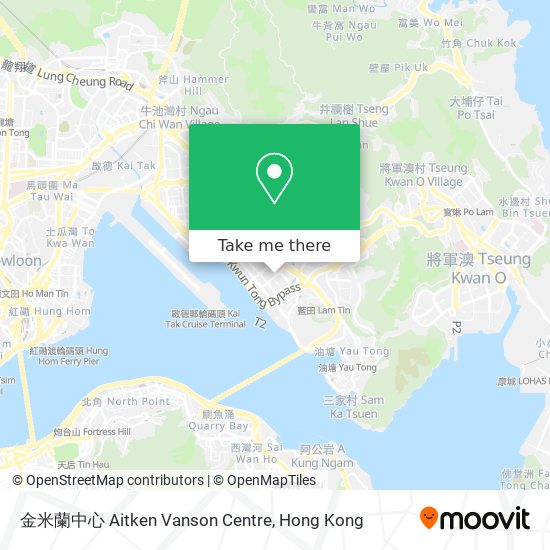 金米蘭中心 Aitken Vanson Centre map