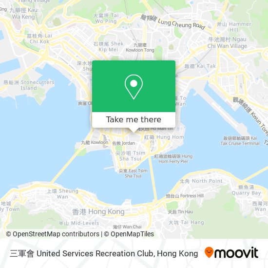 三軍會 United Services Recreation Club map