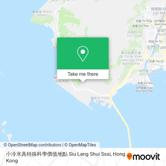 小冷水具特殊科學價值地點 Siu Lang Shui Sssi地圖
