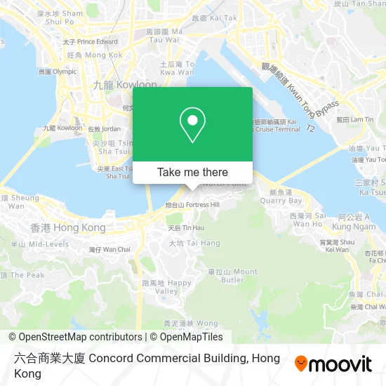 六合商業大廈 Concord Commercial Building map