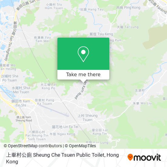 上輋村公廁 Sheung Che Tsuen Public Toilet map