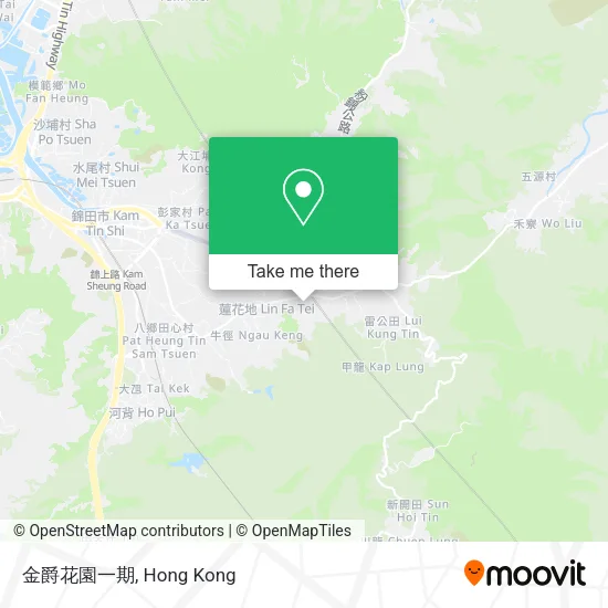 金爵花園一期 map
