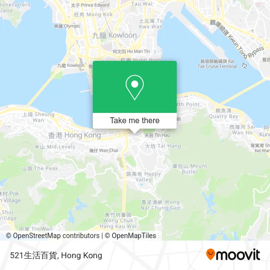 521生活百貨地圖