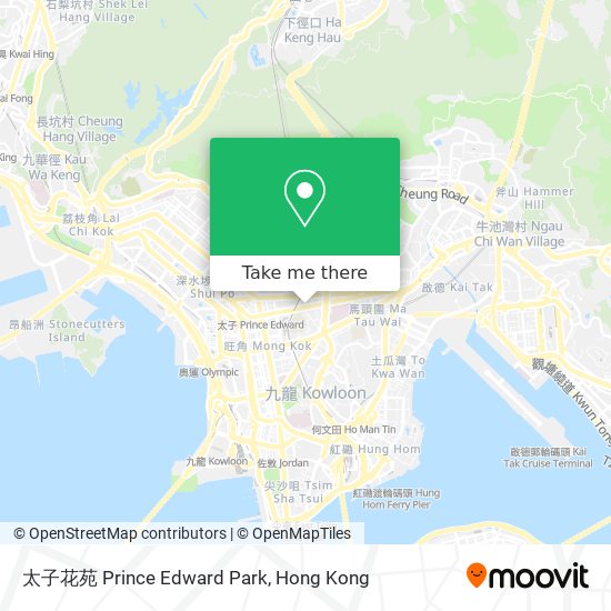 太子花苑 Prince Edward Park map