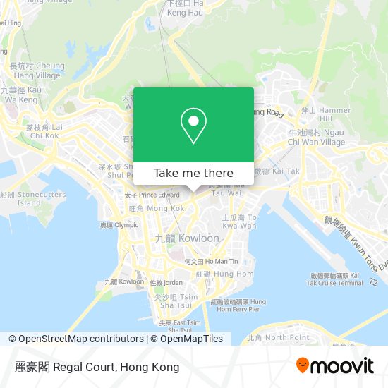 麗豪閣 Regal Court map
