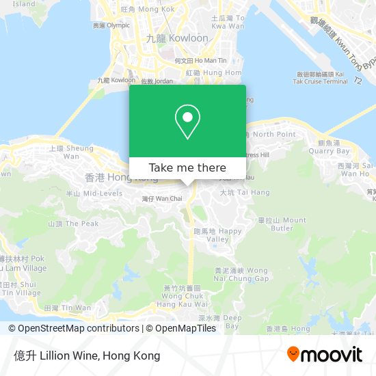 億升 Lillion Wine map