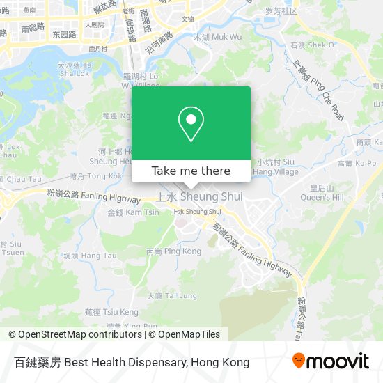 百鍵藥房 Best Health Dispensary map