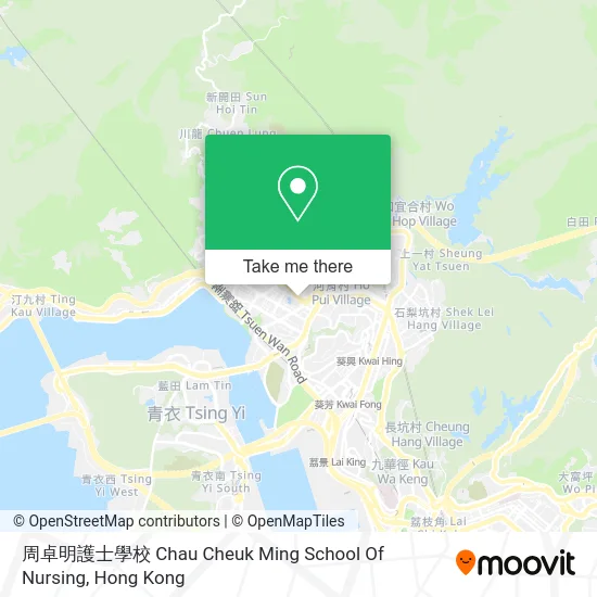 周卓明護士學校 Chau Cheuk Ming School Of Nursing map