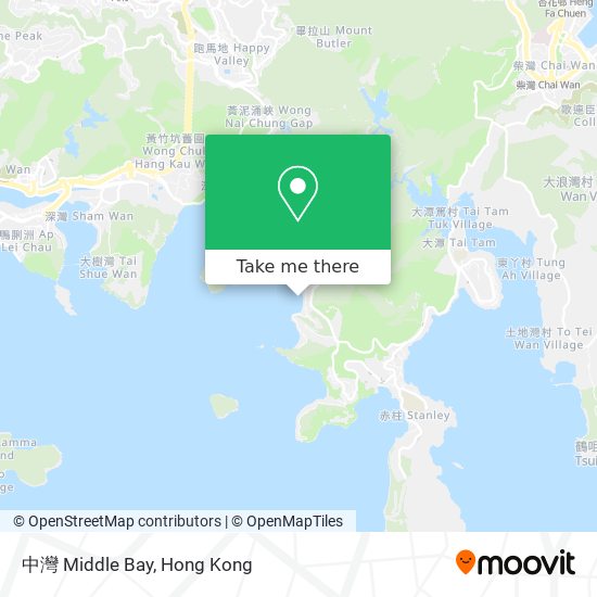 中灣 Middle Bay map