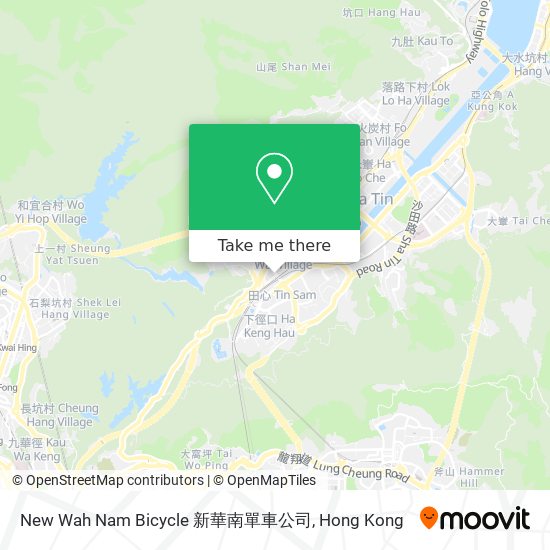 New Wah Nam Bicycle 新華南單車公司 map