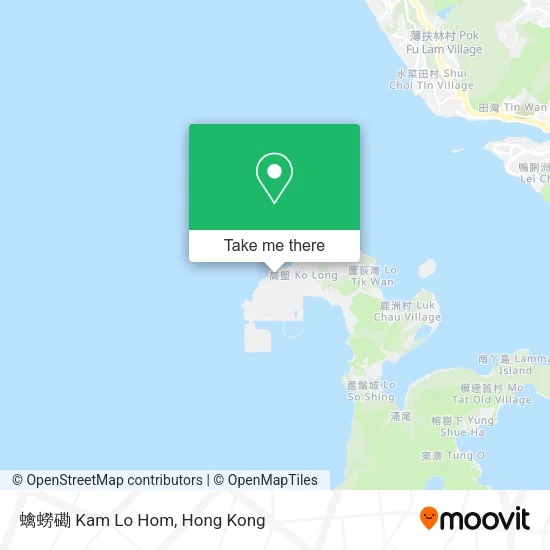 蠄蟧磡 Kam Lo Hom地圖