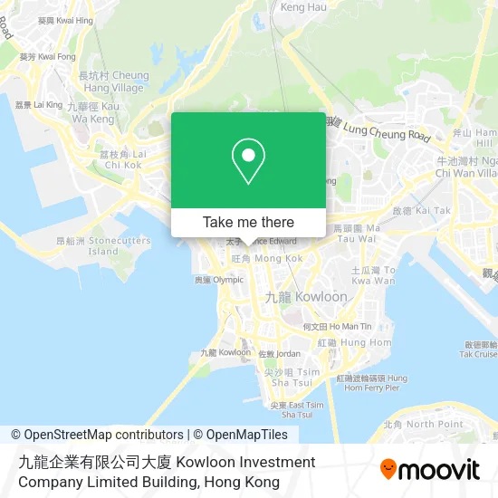 九龍企業有限公司大廈 Kowloon Investment Company Limited Building map