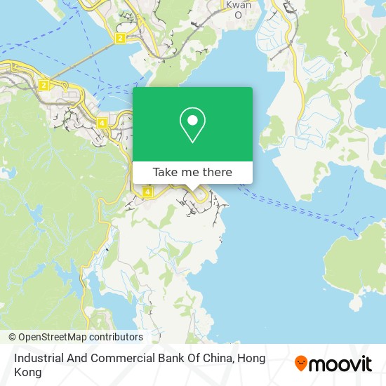 Industrial And Commercial Bank Of China map