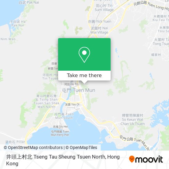 井頭上村北 Tseng Tau Sheung Tsuen North map