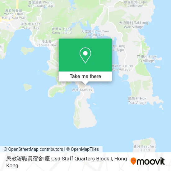 懲教署職員宿舍I座 Csd Staff Quarters Block I地圖