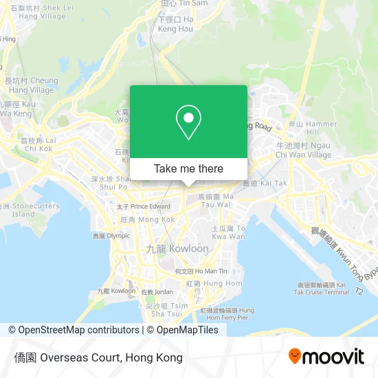 僑園 Overseas Court地圖