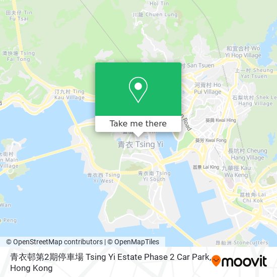 青衣邨第2期停車場 Tsing Yi Estate Phase 2 Car Park map