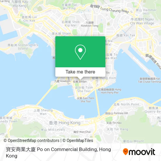 寶安商業大廈 Po on Commercial Building map