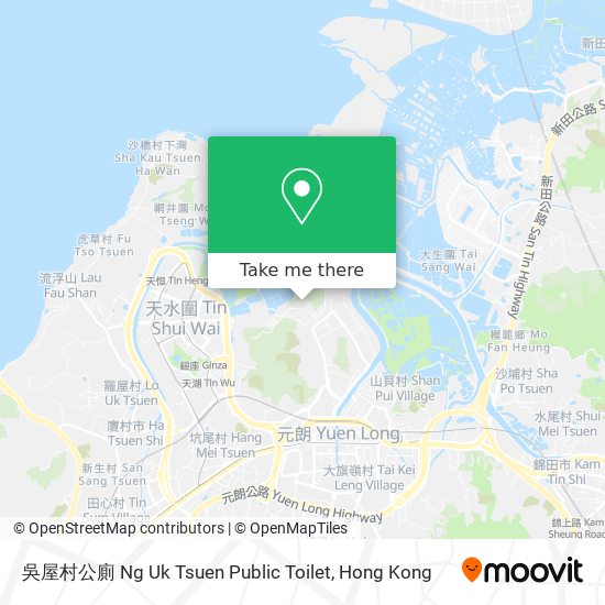 吳屋村公廁 Ng Uk Tsuen Public Toilet map