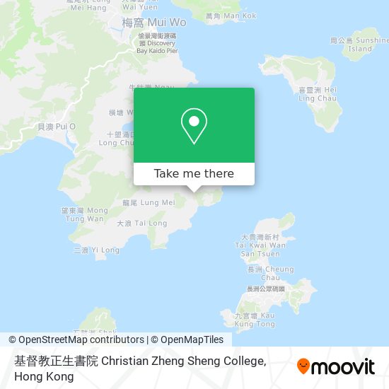 フェリー または バスで香港島 Islandsの基督教正生書院への行き方