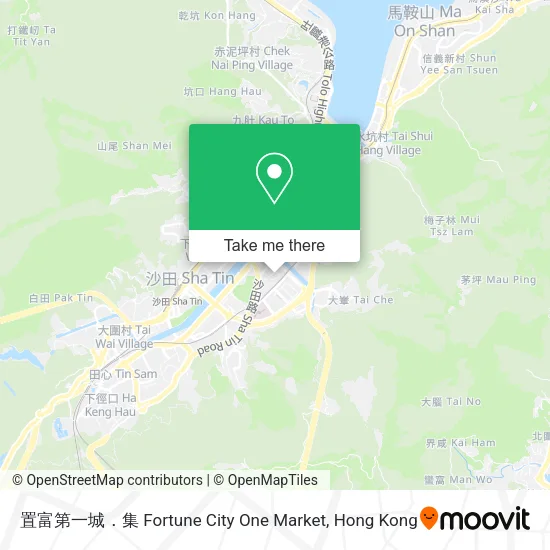 置富第一城．集 Fortune City One Market map