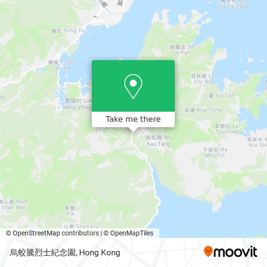 烏蛟騰烈士紀念園 map