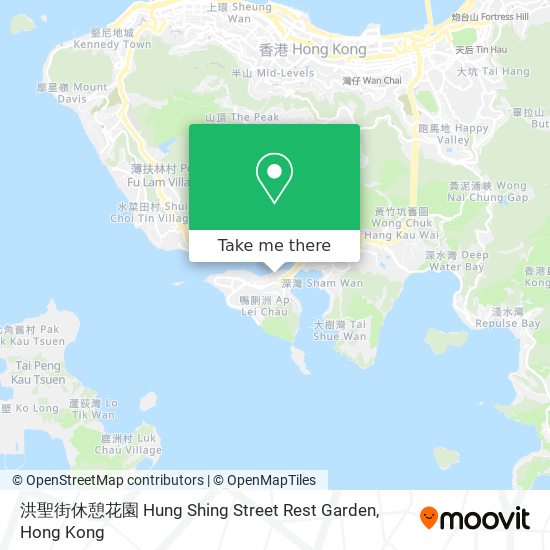 洪聖街休憩花園 Hung Shing Street Rest Garden map