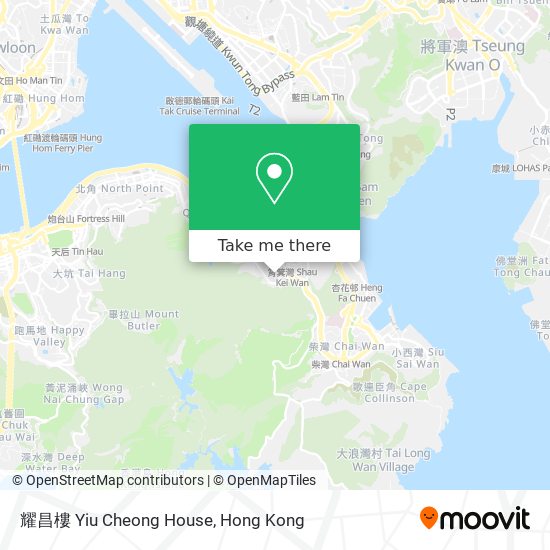 耀昌樓 Yiu Cheong House map