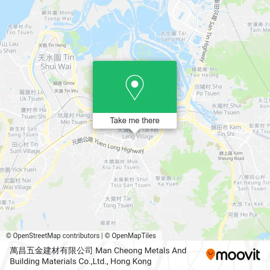萬昌五金建材有限公司 Man Cheong Metals And Building Materials Co.,Ltd. map