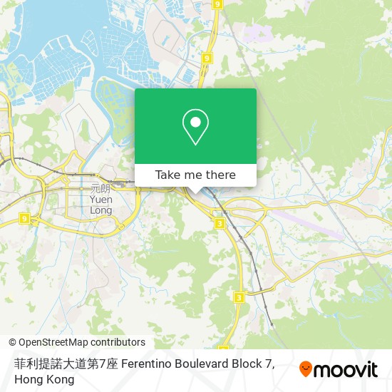 菲利提諾大道第7座 Ferentino Boulevard Block 7地圖