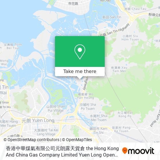 香港中華煤氣有限公司元朗露天貨倉 the Hong Kong And China Gas Company Limited Yuen Long Open Yard map