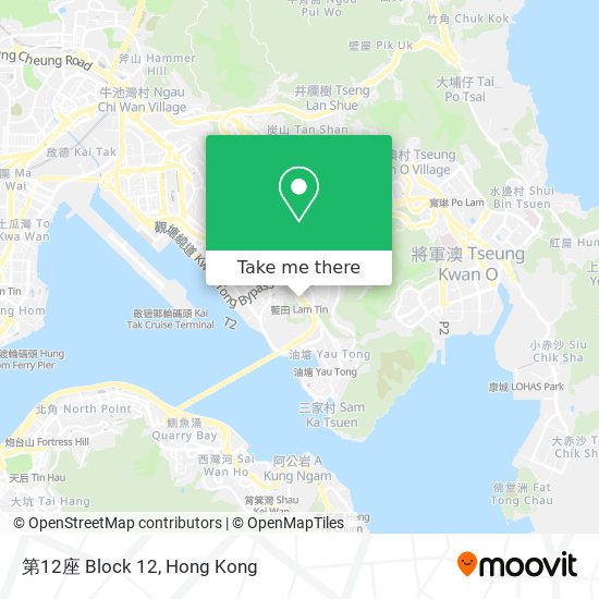 第12座 Block 12地圖