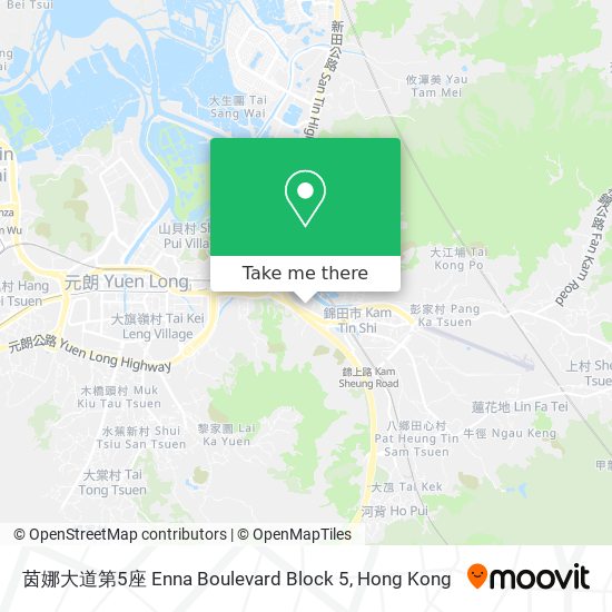 茵娜大道第5座 Enna Boulevard Block 5地圖