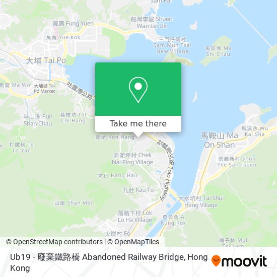 Ub19 - 廢棄鐵路橋 Abandoned Railway Bridge map