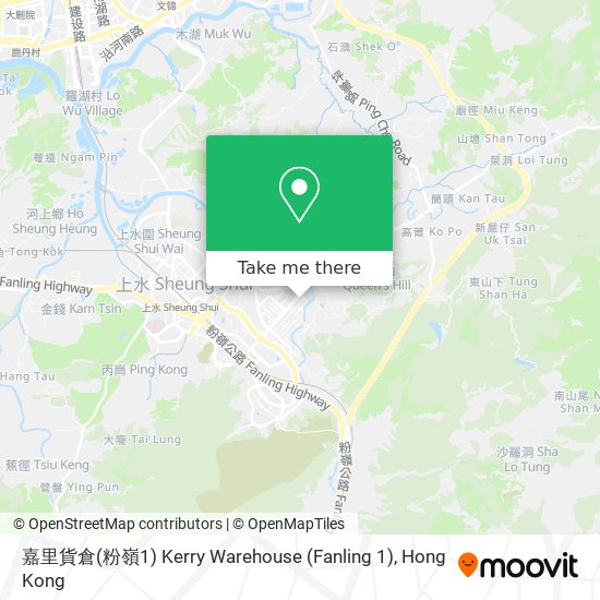 嘉里貨倉(粉嶺1) Kerry Warehouse (Fanling 1) map