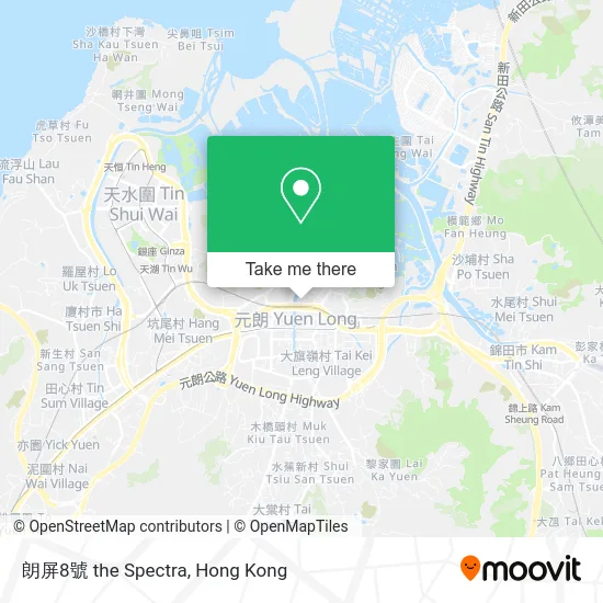 朗屏8號 the Spectra map