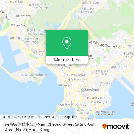 南昌街休憩處(五) Nam Cheong Street Sitting-Out Area (No. 5) map