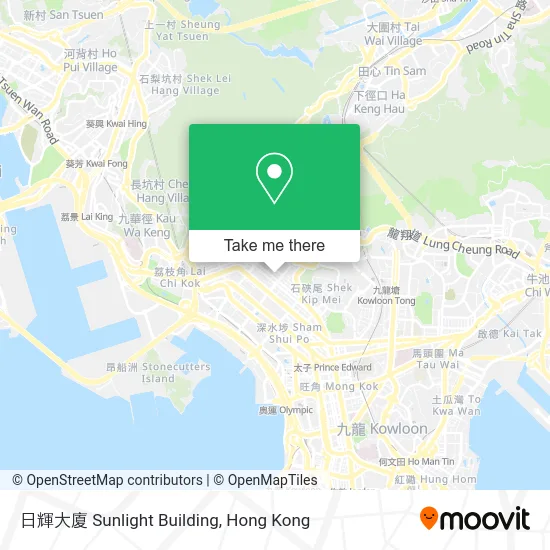 日輝大廈 Sunlight Building map
