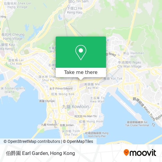 伯爵園 Earl Garden地圖