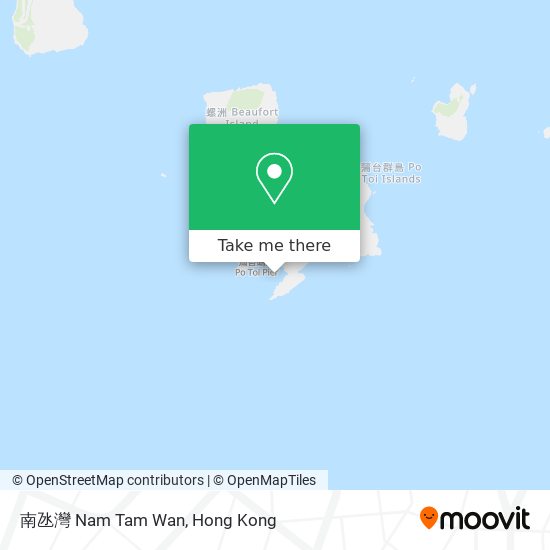 南氹灣 Nam Tam Wan map