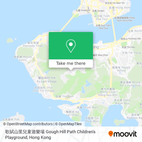 歌賦山里兒童遊樂場 Gough Hill Path Children's Playground地圖