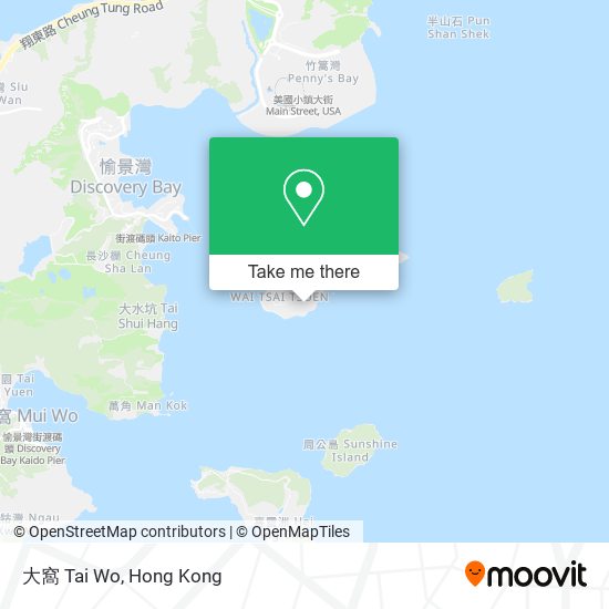 大窩 Tai Wo map