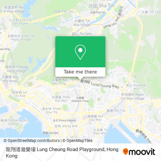 龍翔道遊樂場 Lung Cheung Road Playground map