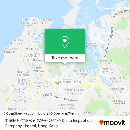 中國檢驗有限公司綜合檢驗中心 China Inspection Company Limited map
