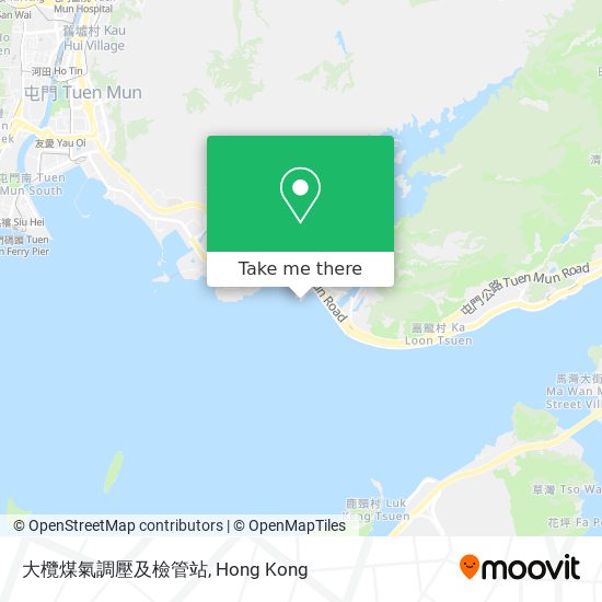 大欖煤氣調壓及檢管站 map