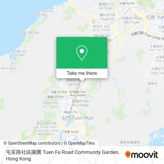 屯富路社區園圃 Tuen Fu Road Community Garden map