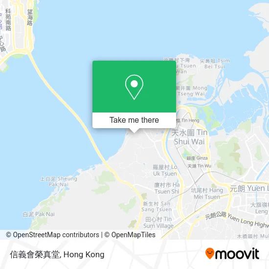 信義會榮真堂地圖