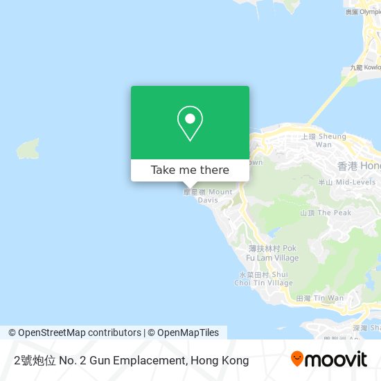 2號炮位 No. 2 Gun Emplacement map